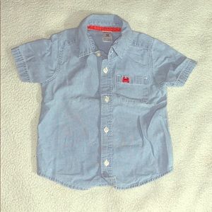 Carter’s denim button down shirt
